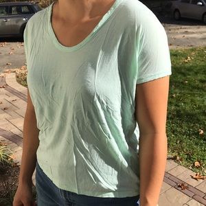 Mint green flowy t-shirt